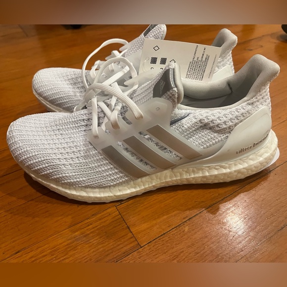 Adidas Ultraboost. Triple white. First gen. Size 9.5. NWT. - Picture 1 of 6